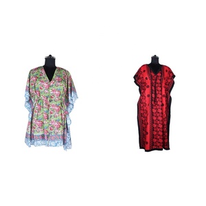 Caftán corto informal elegante sin mangas para mujer, gran oferta - Product Image 1