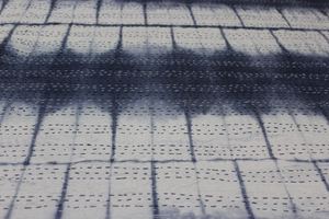 Colchas Kantha Hechas a Mano, Cubrecama con Estampado Índigo, 100% Algodón, Tamaño Queen, Cubrecama para el Hogar, Hotel, Estilo Asiático, Tema de Sellos, SSTHSY78 - Product Image 3