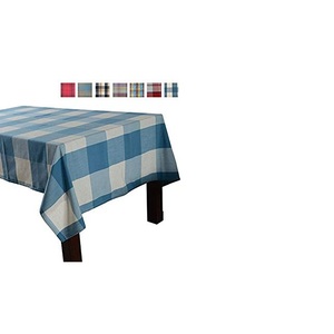 Linge de Table en coton biologique, vert, rouge et bleu certifié - Product Image 3
