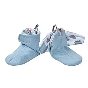 2018 Latest Design Unisex Organic Baby Booties Supplier India - Adjustable booties baby shoes - Newborn baby socks booties