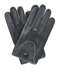 Gants en cuir véritable d'agneau pour hommes, de conduite, doux, longs, mode, hiver - Product Image 3