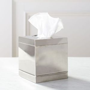 New Design Decorative Stainless Steel Square <b>Tissue</b> <b>Box</b> Cover - Product Image 1