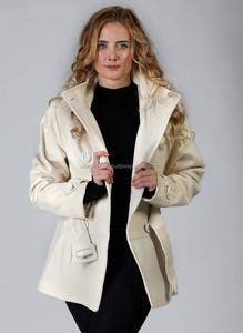 Cashmerre Wool <b>Jacket</b> <b>Women</b> Coats 100% Cotton Shell Wool & Blends <b>Velvet</b> Natural Color Casual Anti-wrinkle Solid Pattern Adults - Product Image 6