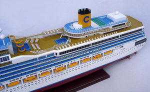COSTTA FORTUNA โมเดลไม้เรือ _ โมเดลหัตถกรรมไม้ - Product Image 2