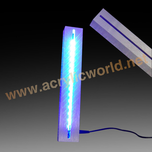Venta de fábrica negro led borde iluminado con luz base de acrílico/led/señal de base - Product Image 1