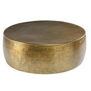 Mobilier d'appoint moderne Table basse en aluminium martelé Table en métal martelé fini personnalisé Vente en gros - Product Image 1