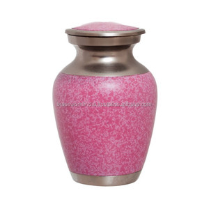 Urne de crémation souvenir marron et or par Brassworld fournitures commémoratives indiennes - Product Image 4