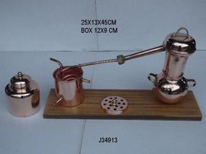 Destiladores de cobre pulido, para aceites esenciales, todos los tamaños disponibles, artesanía de Metal - Product Image 5