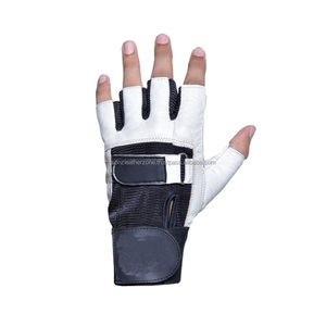 Premium Leather <b>Fitness</b> <b>Gloves</b> for Weight Lifting Key Features Comfortable Durable Stylish - Product Image 4