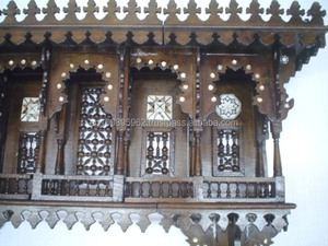 Console murale à Double étagère incrustée de Style Antique, accessoire grande taille W98 - Product Image 5