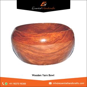Soporte de cuenco de hilo de madera maciza hecho a mano Diseño de acabado natural único El mejor regalo para la madre Cumpleaños Día de San Valentín para costura - Product Image 5
