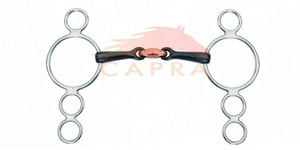 Capra-Oem Mors de cheval anglais en acier inoxydable Dutch Gag - Couleur naturelle - Product Image 2
