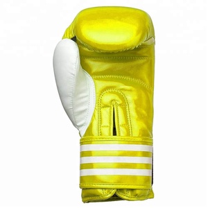 Miotagan Miotagan เป้าซ้อมมวย,เครื่องชกมวยมวยไทยมีแถบสีขาวทำจากหนังสีเหลืองเข้มแบบกำหนดเองใหม่ - Product Image 2