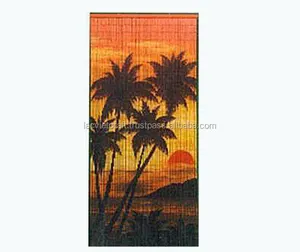 High quality best selling newest collection Bamboo Door Curtain with Coconut Trees Decoration scene in Viet Nam