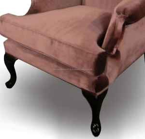 สูง Wing เก้าอี้เฟอร์นิเจอร์ไม้-คลาสสิกเฟอร์นิเจอร์ห้องนั่งเล่นเก้าอี้ - Product Image 3