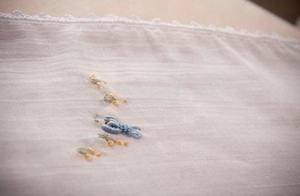 Envoltura de algodón bordada a mano para bebé recién nacido, Verano - Product Image 2