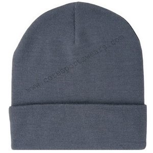 Gorro de acrílico con aguja caída, gorros con parches con logotipo, OEM, venta al por mayor, gorro cálido de punto para invierno, tarifa al por mayor, el mejor artículo en venta en EE. UU. - Product Image 2