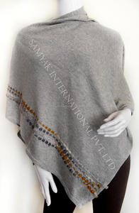 El poncho de cachemira 100% puro está perfectamente cálido - Product Image 3