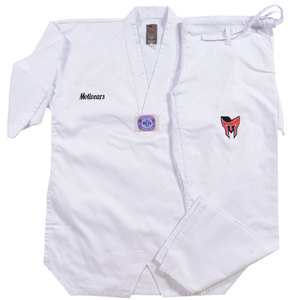 Taekwondo de algodón y poliéster, Dobok, Poomsae, Dobok fighter de alta calidad, hecho en paquistaní, Reema, tecnología, venta al por mayor - Product Image 3