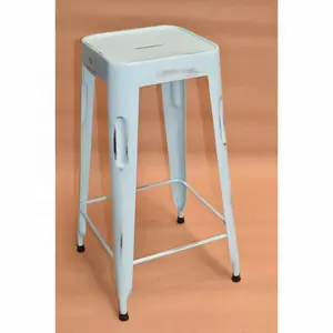 Top Selling High Quality Vintage Industrial Iron Bar Stool in Lovely White Color Furniture for Restaurant, Bar, Hotel and Home