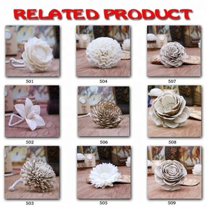 Flores artificiales de madera Daliha Sola DE LA India con caña de algodón Fragancia para el hogar Uso Tipo de producto - Product Image 3