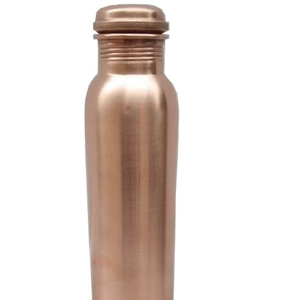 ขวดน้ำทองแดงบริสุทธิ์ทำด้วยค้อนขวดน้ำขวดทองแดงบริสุทธิ์ปราศจากข้อต่อขวดโยคะอายุรเวท - Product Image 1