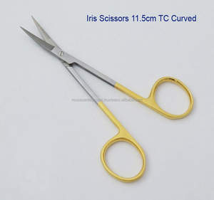 Hochwertige chirurgische Operations-TC-Iris-Schere Goldring Überschnitt scharfe Klinge Iris-Schere - Product Image 2