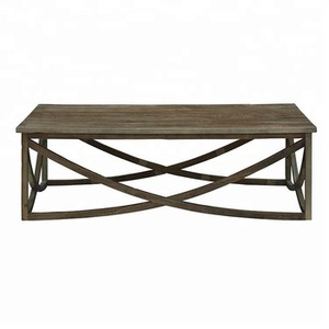 TABLE basse rectangulaire industrielle, avec roulettes, décoration de salon, meilleur prix, usine - Product Image 4