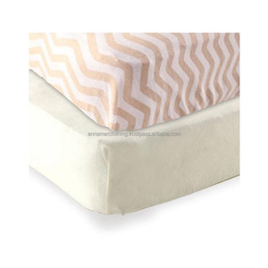 Organic 35" * 45" 100% Cotton Fitted Crib Sheets for Baby - Product Image 1