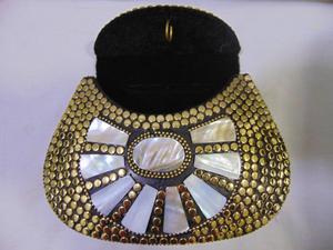 <b>Wedding</b> Evening <b>Clutch</b> Women <b>Clutch</b> Bag 2022 Hot Sale mop Popular gold Party Light Handbag Handmade Fashionable Style - Product Image 3