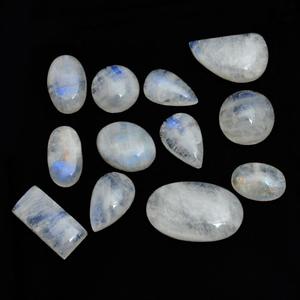 Bleu Feu Arc-En-Ciel Pierre De Lune Toute Forme Pierres Précieuses À Facettes - Product Image 1