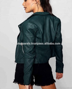 เสื้อแจ็คเก็ตมอเตอร์ไซค์หนังแกะแท้สั่งทำราคาถูกสำหรับผู้หญิง และเสื้อโค้ท, เสื้อแจ็คเก็ตหนังนักขี่มอเตอร์ไซค์ราคาถูกสำหรับผู้หญิง - Product Image 5