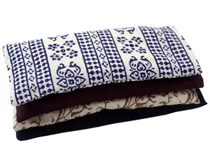 最优质的顶级销售薰衣草填充有机棉帆布瑜伽眼枕印度供应商