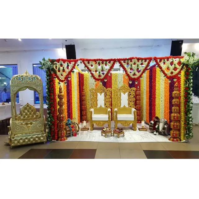 Индийское свадебное цветочное украшение мандап традиционное свадебное украшение мандап свадебные цветочные украшения