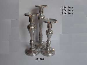 Soporte de vela de Pilar pulido, hecho en acabado brillante y aluminio fundido, decoración del hogar, portavelas de Metal - Product Image 5