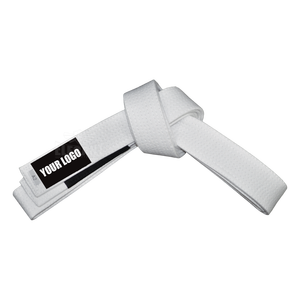 เข็มขัด BJJ ผ้าฝ้าย100% โลโก้กำหนดเองได้สำหรับทุกเพศอุปกรณ์ฝึกศิลปะการต่อสู้แบบระบายอากาศทนทาน - Product Image 6