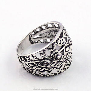 925 Sterling <b>Silver</b> <b>Ring</b> for <b>Men</b> and Women Antique Boho Plain Solid <b>Silver</b> <b>Ring</b> Handmade Jewelry Engraved Designer <b>Silver</b> <b>Ring</b> - Product Image 2