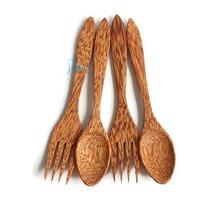 Cuillère à thé à café noix de coco Couverts Safe Eco Living Life Cuillères en bois - Product Image 1