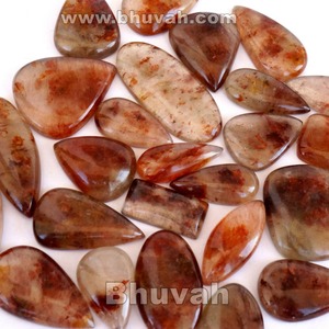 Cabochon de quartz de cerise naturel, tissu brillant de qualité supérieure, meilleure vente - Product Image 2