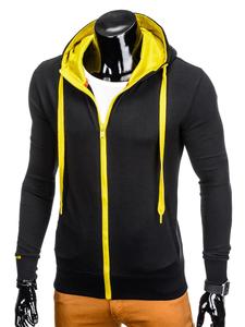 Plaine Hoodies Dame À Capuche Plein Visage Hoodies de Fermeture Éclair Molletonnés jumper costumes Offre Spéciale haute qualité - Product Image 2