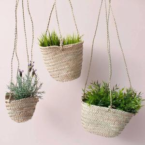 Seagrass <b>Hanging</b> Planters <b>Basket</b>/ <b>Hanging</b> Plant Pot - Product Image 1