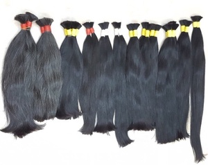 Ietnamese-Cabello 100% humano a granel, cabello fino con color natural - Product Image 4