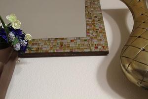 High Quality Antique Design Rectangular Decorative <b>Wall</b> Mounted <b>Mirror</b> Metal Wood Framed Glass Mosaic <b>for</b> Home Decoration - Product Image 4