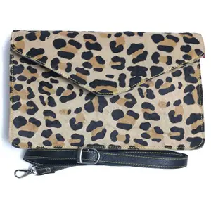 2022 New Products Handmade Animal Print Handbag for Women Designer Leopard Print Clutch Shoulder Bag Tote Purse