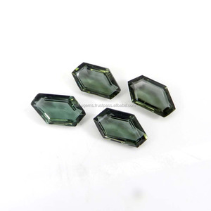 Gros vert améthyste hydro 17.5x9.5mm fantaisie 7.15 cts remise pierres précieuses - Product Image 1