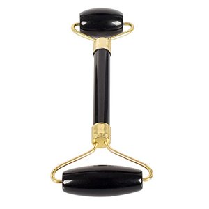 Rouleau de massage de haute qualité obsidienne noire massage du visage rouleau de cristal naturel produits pour le visage rouleau 4 à 5 pouces grossiste - Product Image 4