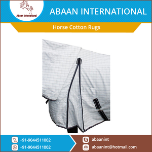 Couverture de cheval en coton avec capuche, drap de stalle léger avec couvre-cou intégral - Product Image 4