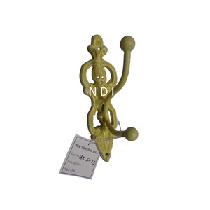 Décoration murale Style moderne suspendu Qualité solide Aluminium Métal Finition antique Crochet mural Design créatif Utilisation de crochet mural - Product Image 6