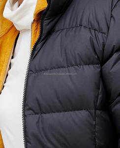 New Style Hot Sale Women Outerwear Plaid Quilted & Padded Puffer Jackets Winter Parkas Coat, Quilted Satin Jacket - Product Image 1