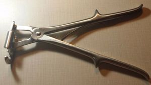 SAUERBRUCH Cisailles à côtes Instrument osseux orthopédique 25.5 cm Qualité allemande certifiée CE Mahersi - Product Image 4